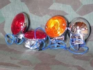 Panhead, Shovelhead Set Of 4 Turn Signal Lights. Single Contact 12 Volt.. Fixed Price $59.00.